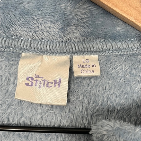 Disney Light Blue Stitch Fleece Top - Picture 3 of 9